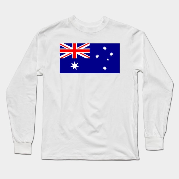 Flag of Australia Long Sleeve T-Shirt by COUNTRY FLAGS